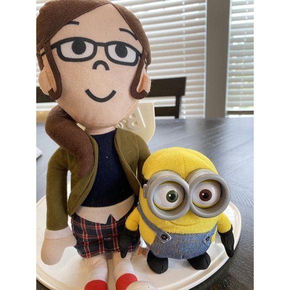 Despicable Me 2 and Margo Gru And Bob Minion Plush Lot 15 Inch Margo - Picture 2 of 3